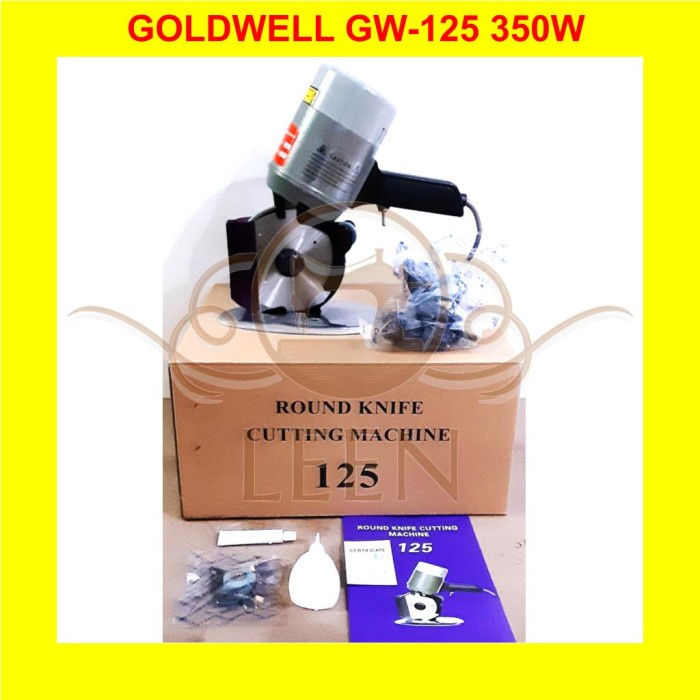 Goldwell GW-125 350W Mesin Potong Octa Bahan Kain Portable RS-125 LEEN