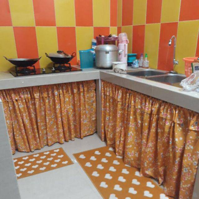 [COD] GORDEN MEJA KOLONG DAPUR - GORDEN DAPUR MINIMALIS 75x100CM