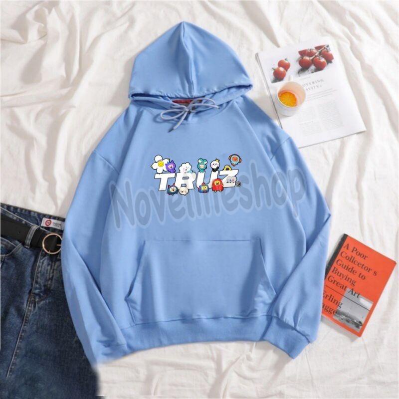  JAKET KPOP HOODIE TREASURE TRUZ KOREAN KPOP PREMIUM FLEECE M - XXL HOODIE WANITA & PRIA-2