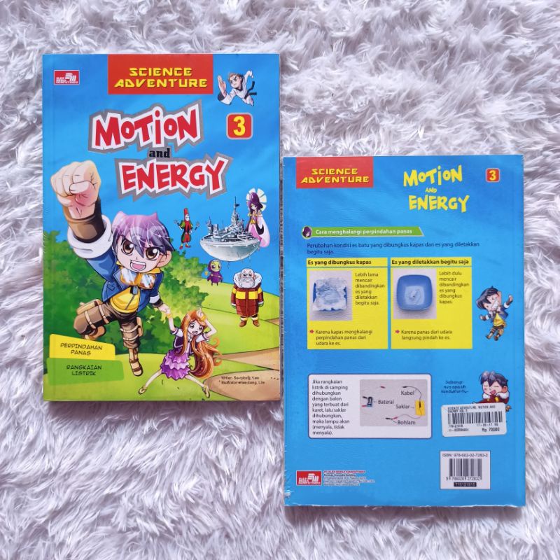 Buku Educomics Anak Sains - Science Adventure - Motion and Energy Seri 3