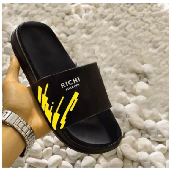 SANDAL SLIDE PRIA WANITA TERBARU RICHI FOREVER