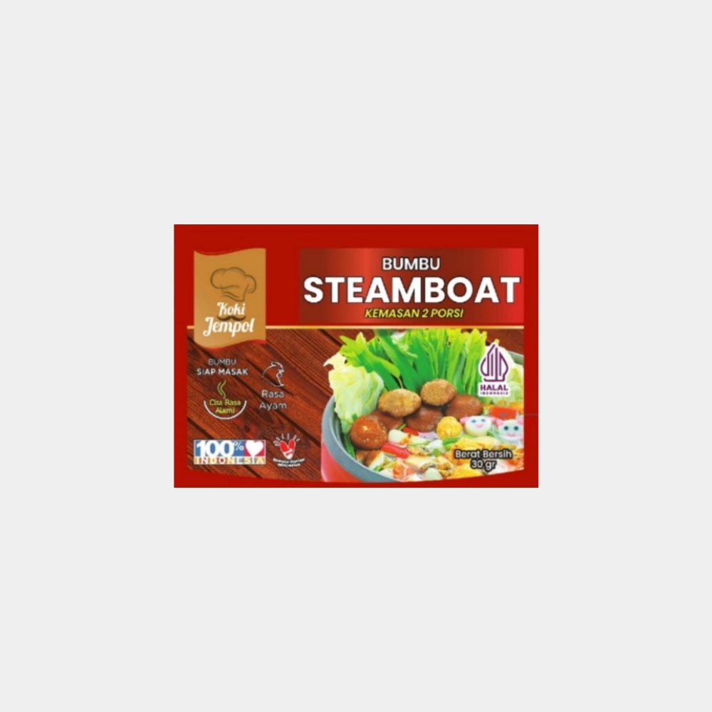 Steamboat Bumbu Masak 30gr / Bumbu Instan Steamboat untuk 2 Porsi  / Bumbu Siap Masak Koki Jempol