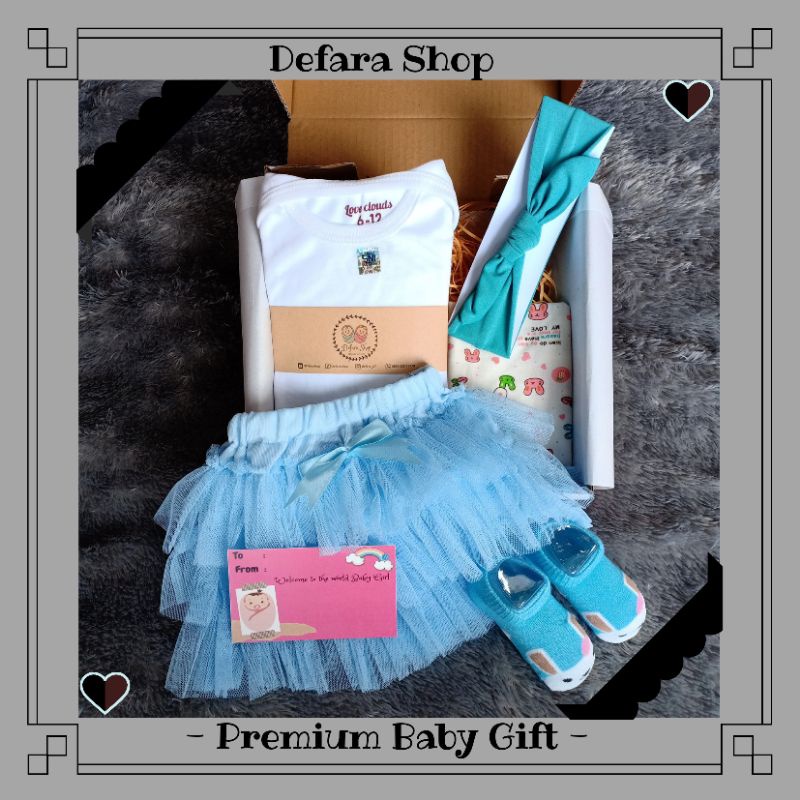 Hampers Bayi / Hampers Baby / Hampers Baby New Born  / Hampers Baby Premium / Kado Bayi New Born / Baby Gift / Hampers Bayi Murah-B14 (Putih-Biru)