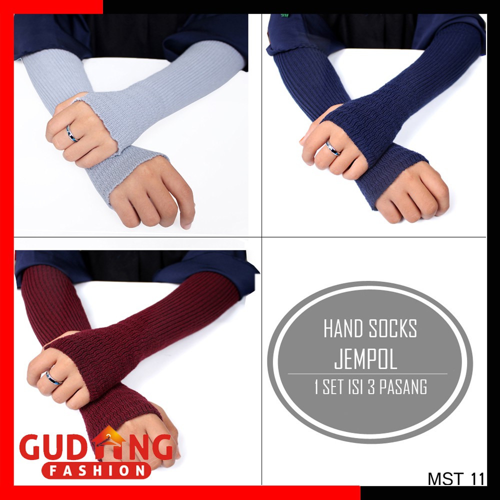 Hand Sock Muslimah Isi 3 Pcs - MST 11