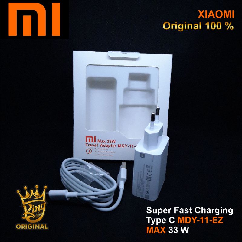 CHARGER XIAOMI 33 WATT ORIGINAL 100% MI 11 TURBO CHARGER USB TYPE C GARANSI 30 HARI