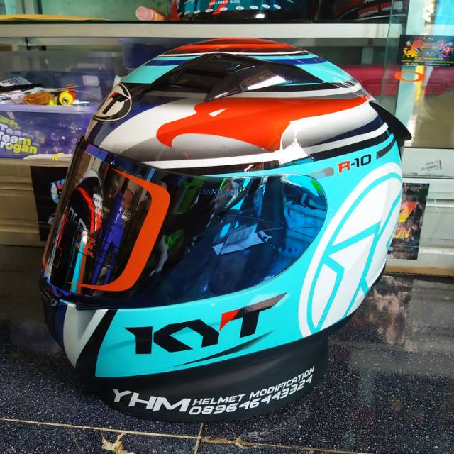 KYT R10 all motif aquamarin