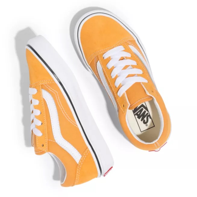 NEW Sepatu Anak Vans Oldskool Sepatu Sneakers Murah Sepatu Pria Wanita Yellow