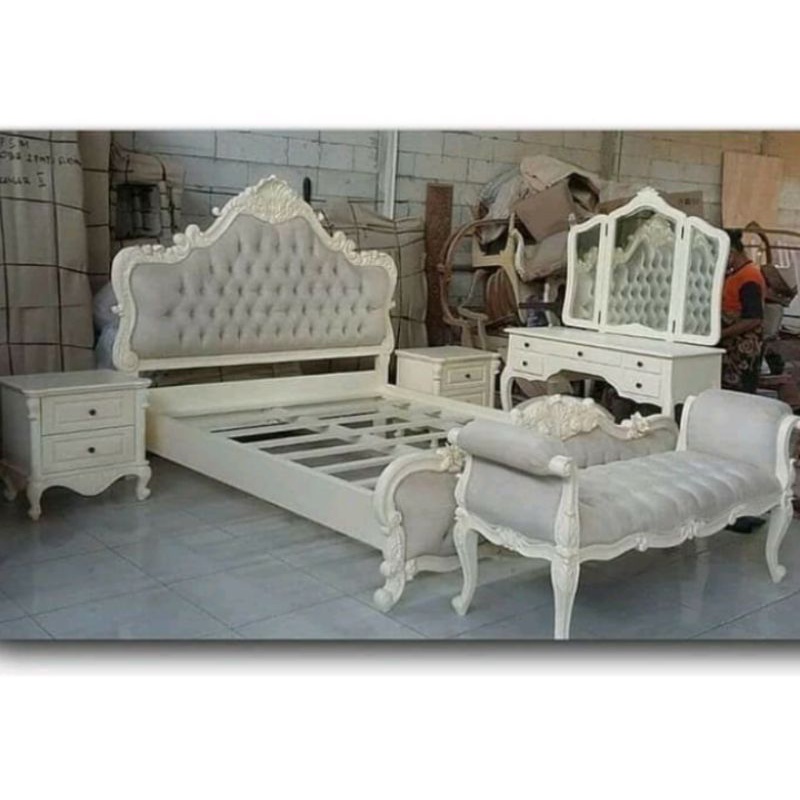 set kamar tidur full jati mebel jepara
