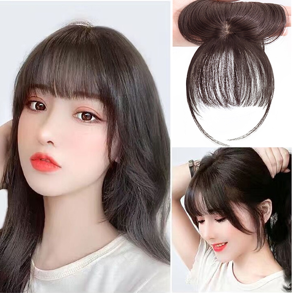 Wig / Rambut Palsu Full Cover 3d Invisible Bahan Sintetis Untuk Wanita