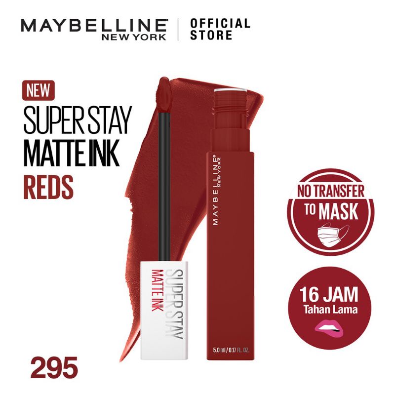 MAYBELLINE SUPERSTAY MATTE INK 295 DAUNTLESS PRELOVED