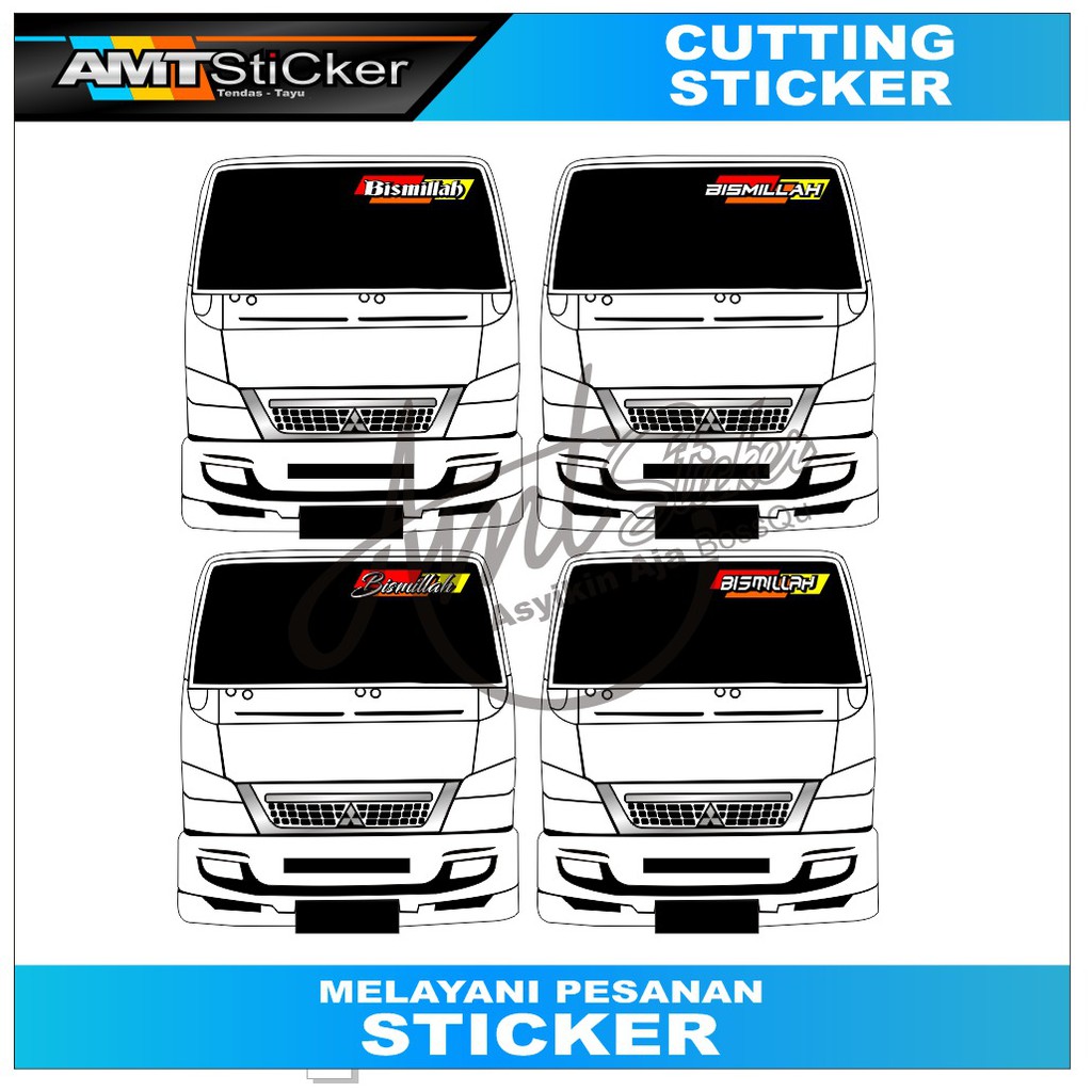 [Termurah] Stiker Kaca Depan Truck Stiker Kaca Mobil Stiker Kaca Grandmax
