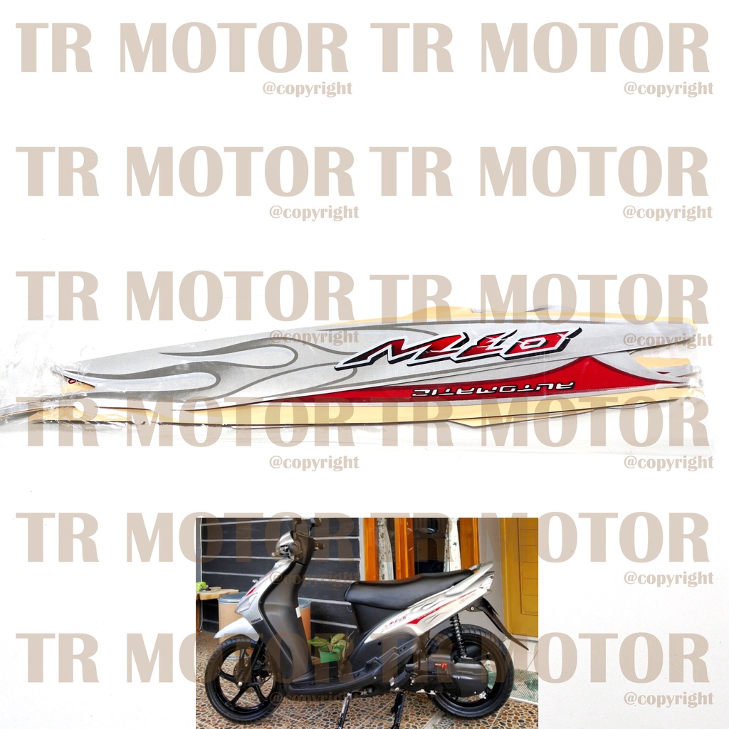 Stiker Motor Mio 2006 Sticker Striping Full Set Body Motor