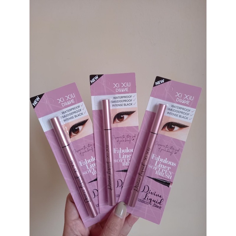 XI Xiu Eyeliner Spidol DEVINE Waterproof dan sudah BPOM -  xiuxiu