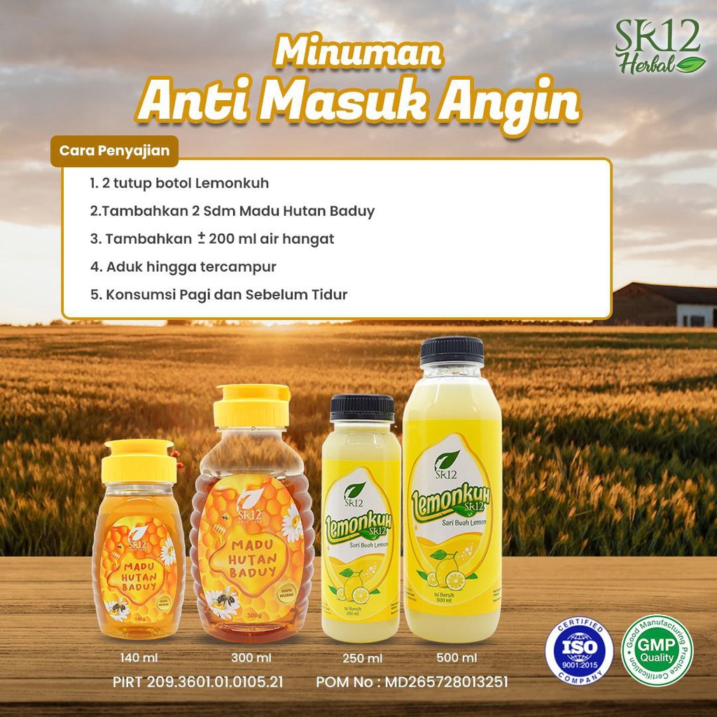 LEMONKUH SR12 / 99,9% SARI LEMON ALAMI / LEMONKU MINUMAN SARI LEMON UNTUK DIET / MINUMAN NUTRISI DIET DETOX HERBAL PELANGSING ALAMI / SARI LEMON TINGGI VITAMIN C UNTUK DAYA TAHAN TUBUH