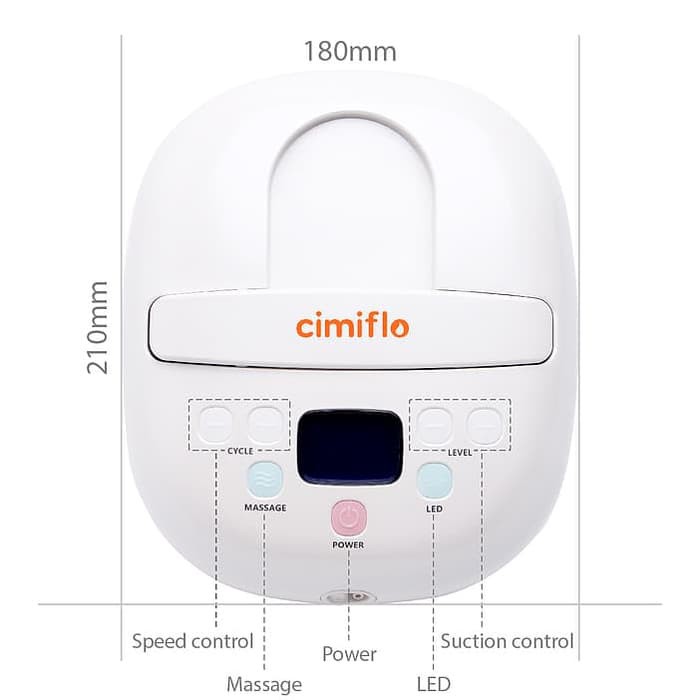 Cimiflo Breast Pump S3 Combo Hand Free 2 Set Pompa ASI