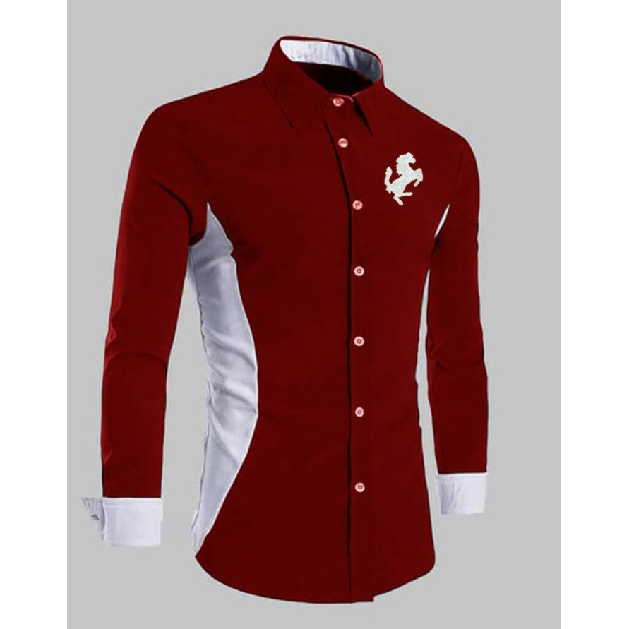 Baju Lengan Panjang Pria Premium Dewasa Atasan Keren Hem Cowok K9U8 Kekinian Distro Terbaru Model Fa