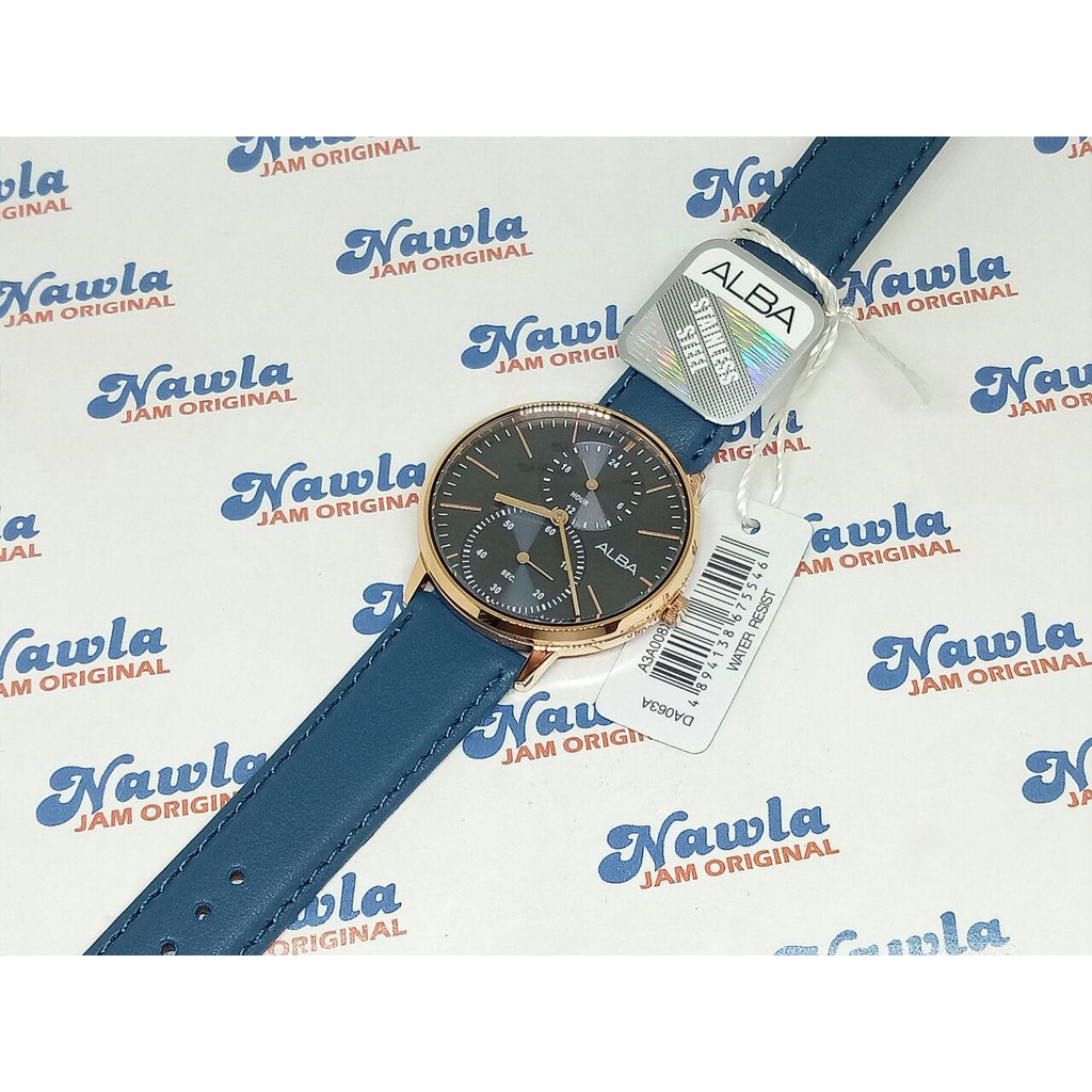 Alba Prestige A3A008X1 Dark Blue Dial - Jam Tangan Pria A3A008