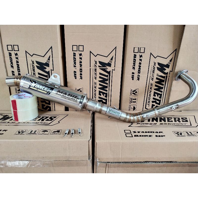 knalpot Winners mio sporty smile mio j | standar Bore up 200 cc