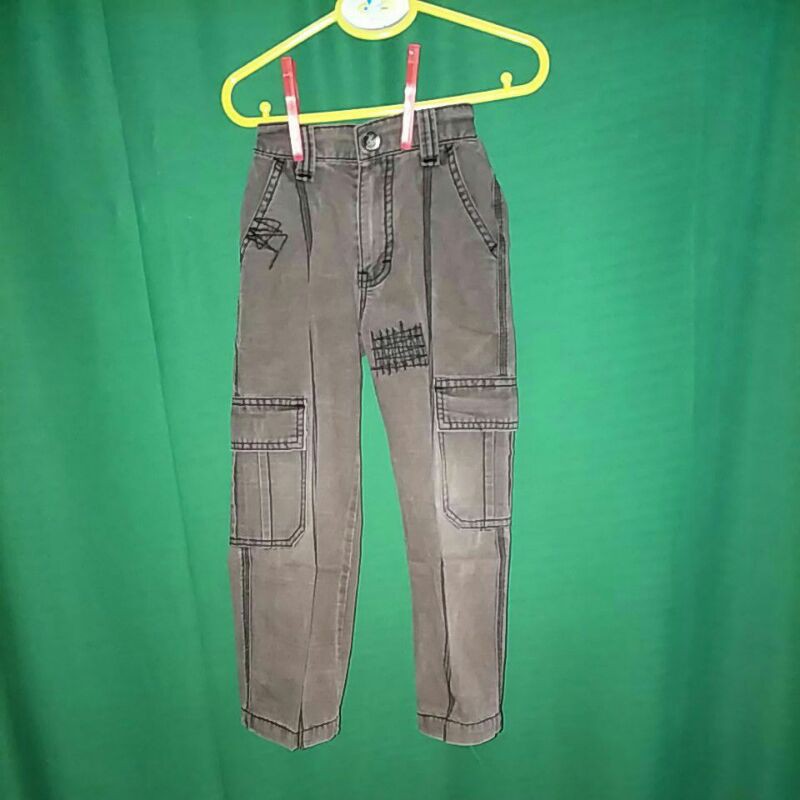 celana jeans coklat tua crocodile size 4 original