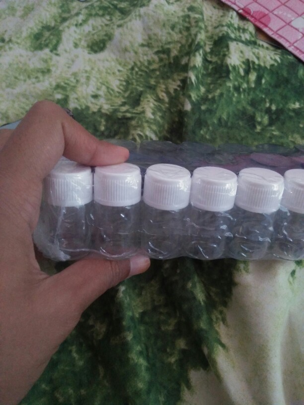 Botol Kaca 5ml Bening Tutup Ulir Plastik