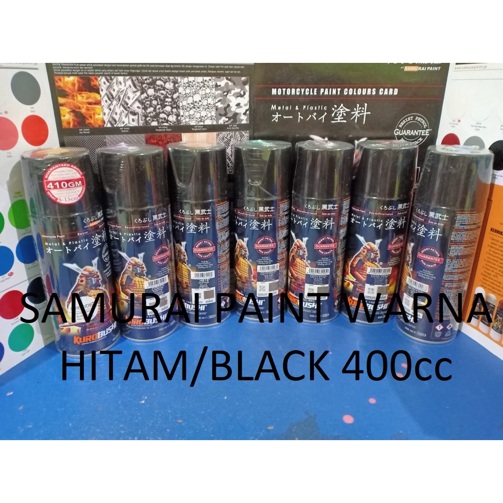 Candytone Colours Samurai Paint Kurobushi Cat Semprot Pilox Pilok (CD111) Candy Black / Hitam Candytone (400ml)