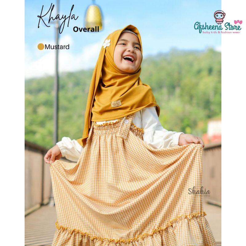 Overall Set Inner Khayla By Shahia | ready size 1