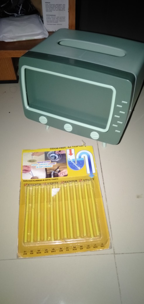 Kotak Tisu Bentuk Televisi / Tempat Tisu Dan Mini Tv Tempat Dudukan Handphone Serbaguna Holder Hp