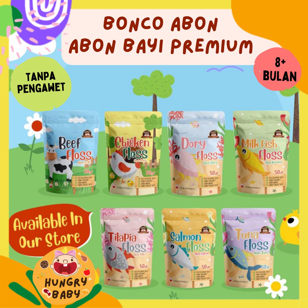 Abon Bayi BonCo 50 gram / Bonco Abon Premium 8 bulan+ (50 g)