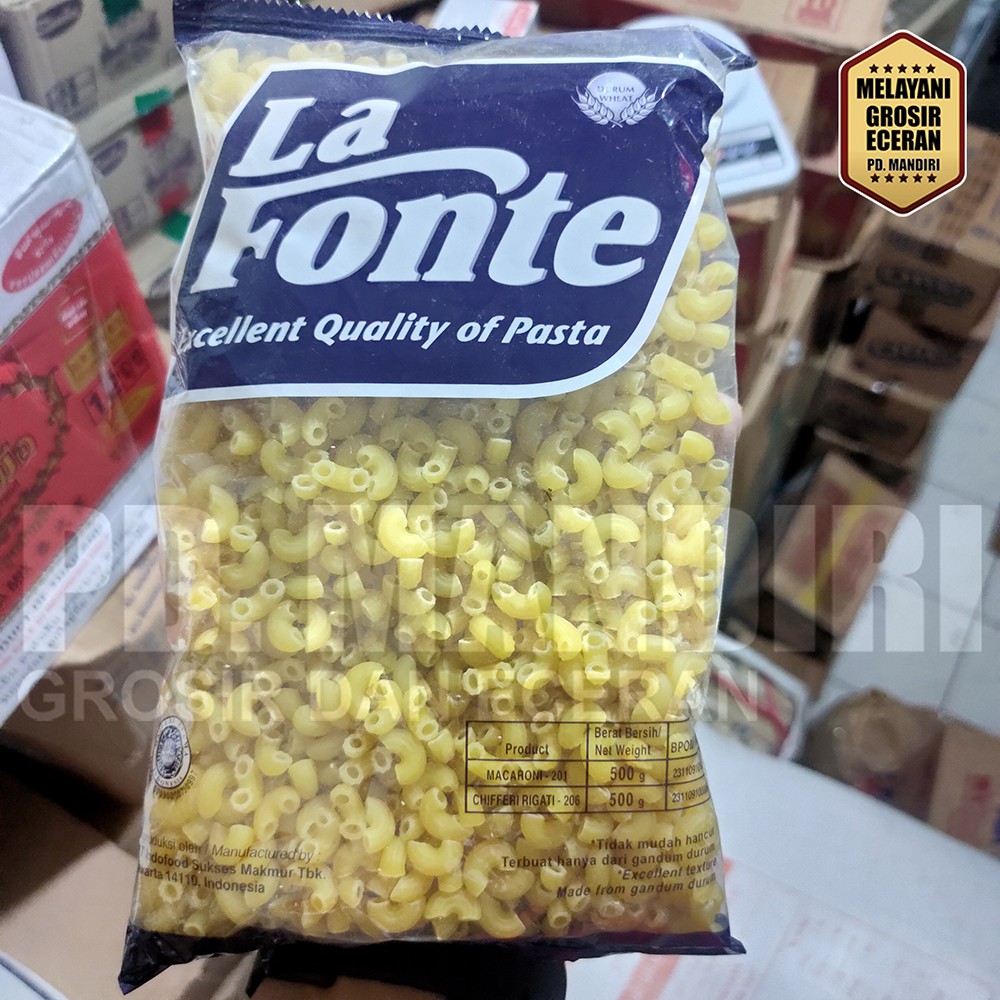 

LA FONTE MACARONI 500 GR