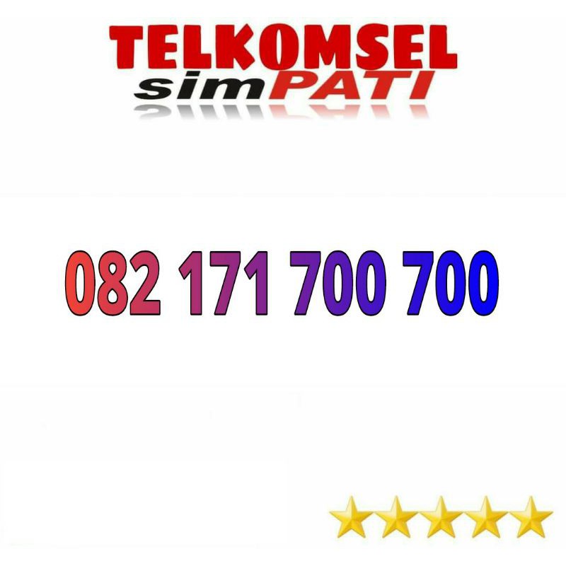 nomor cantik telkomsel simpati 700 700