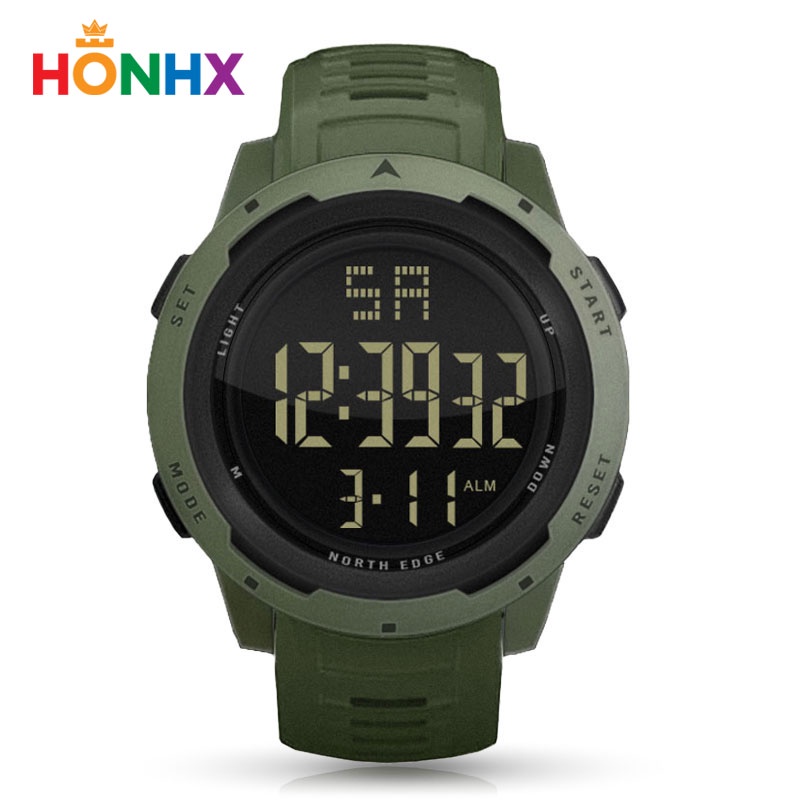 HONHX 2007 Jam Tangan Pria Digital Rubber WK-SBY