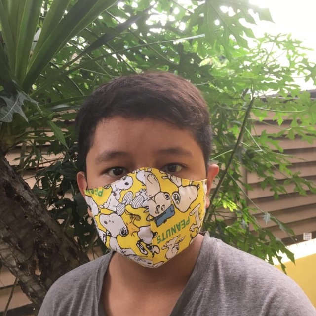 Masker Kain Motif Snoopy