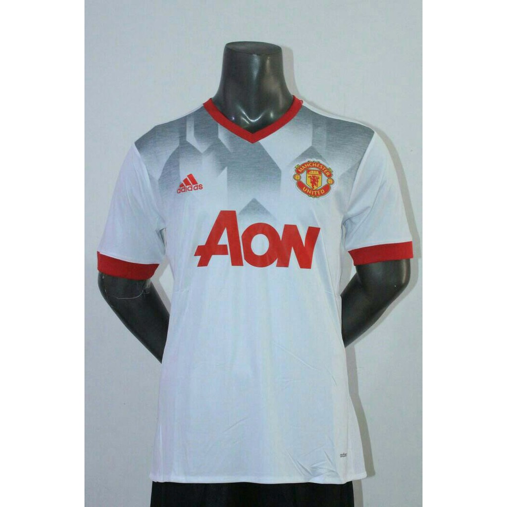 JERSEY MANCHESTER UNITED MU PREMATCH 2017 GRADE ORI