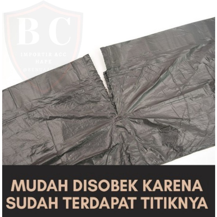 PROMO KANTONG PLASTIK SAMPAH ROLL TALI SERUT 40X50CM ISI 15LEMBAR FC PROMO