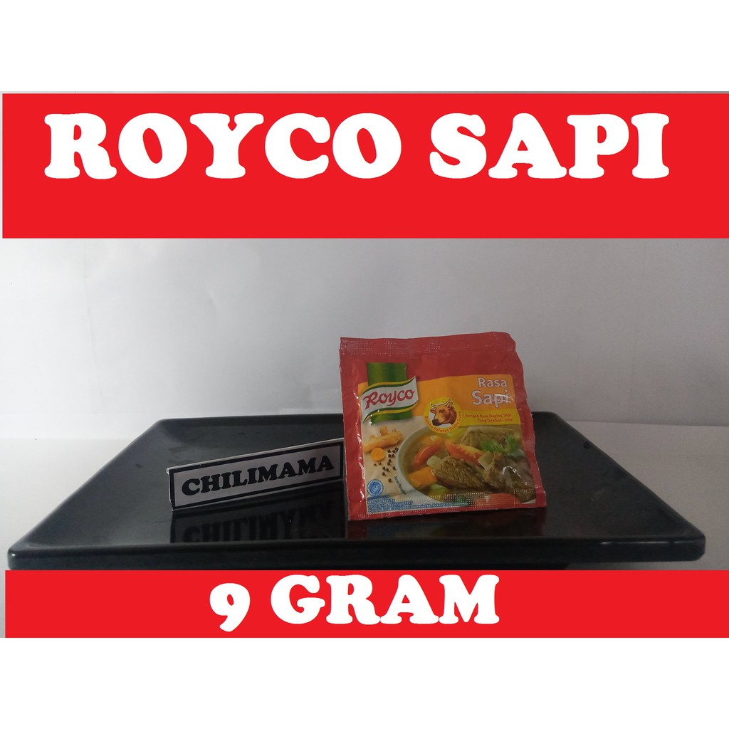 

PENYEDAP RASA ROYCO SAPI 9 G