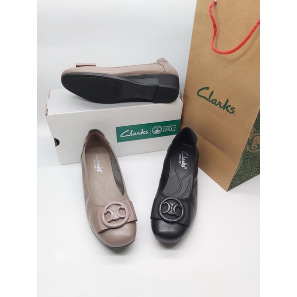 Clarks wedges RG 7623-5 100% kulit sapi asli