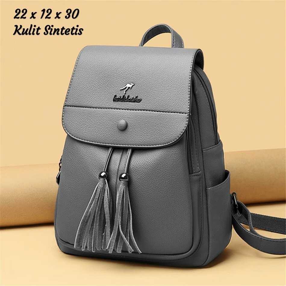 Tas Ransel WanitaDewasa Remaja Buat Kerja kuliah Trand Branded Imut Cantik Terbaru Kekinian Model Style korean Bisa Buat Sekolah SMP SMU