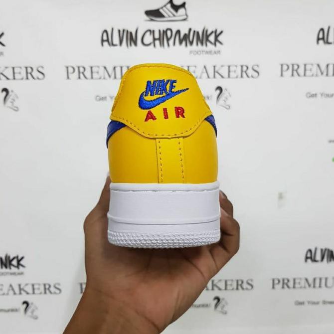 MURAH SEPATU NIKE AIR FORCE 1 07 LV8 DEEP ROYAL BLUE PREMIUM ORIGINAL