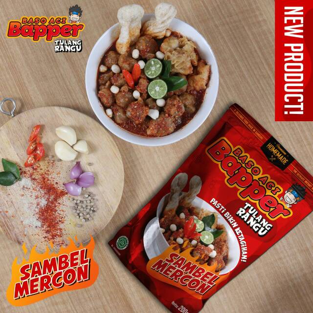 

Baso Aci Bapper Tulang Rangu Sambal Mercon