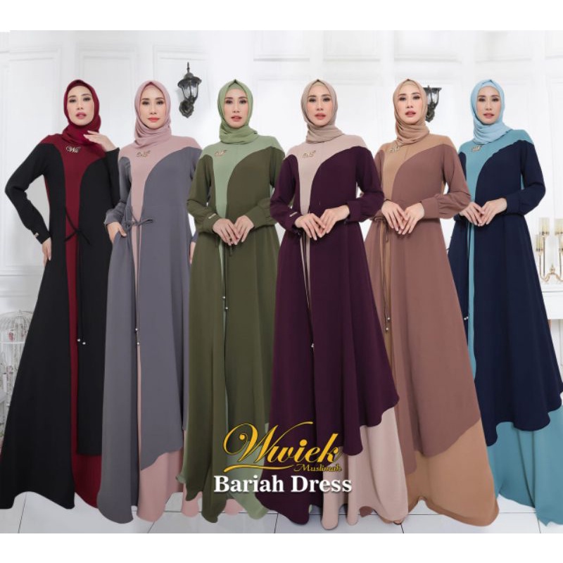 BARIAH DRESS BY WWIEK MUSLIMAH ORIGINAL