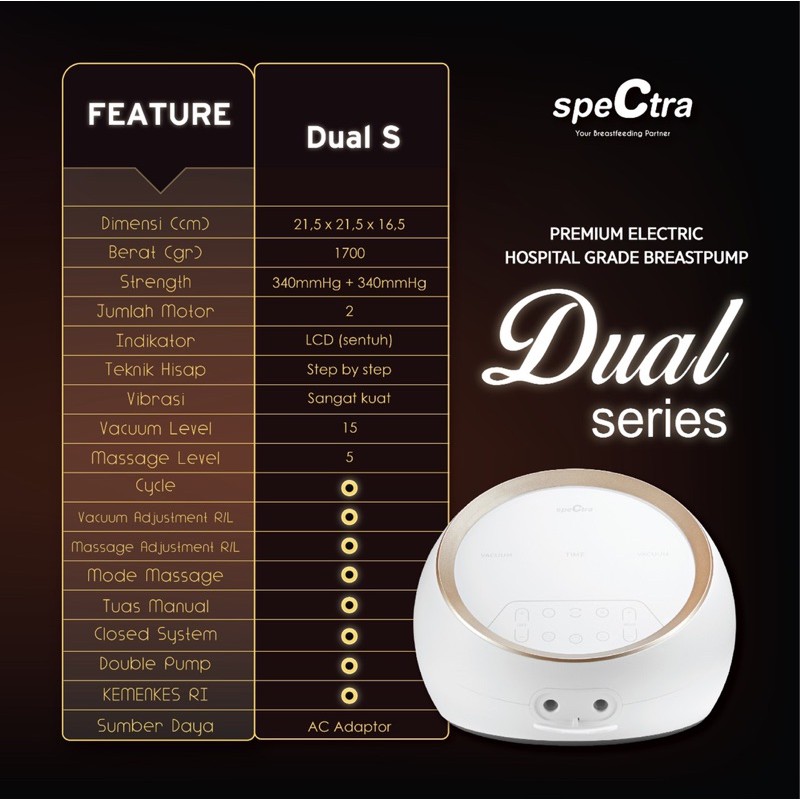spectra dual S breastpump