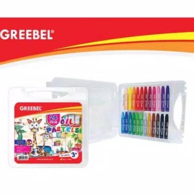 

(PERALATAN MENGGAMBAR) CRAYON GREEBEL ISI 24 WARNA PROMO