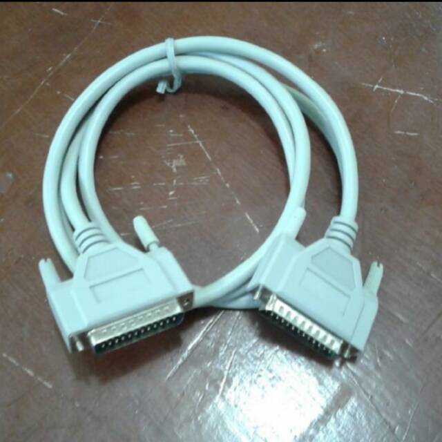 KABEL PRINTER LPT DB25 PIN MALE TO DB25 PIN MALE 1,5 METER