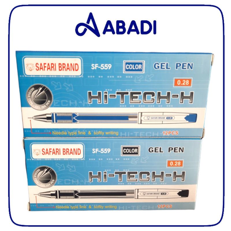 Bulpen Hitech-H Safari Pen Gel Bolpoin (1pak = 12pcs)