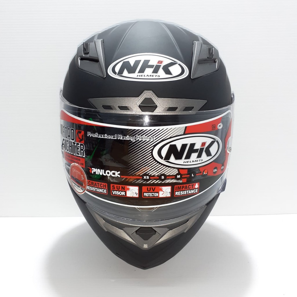 HELM NHK RX9 SOLID BLACK DOFF NHK RX-9 BLACK DOFF