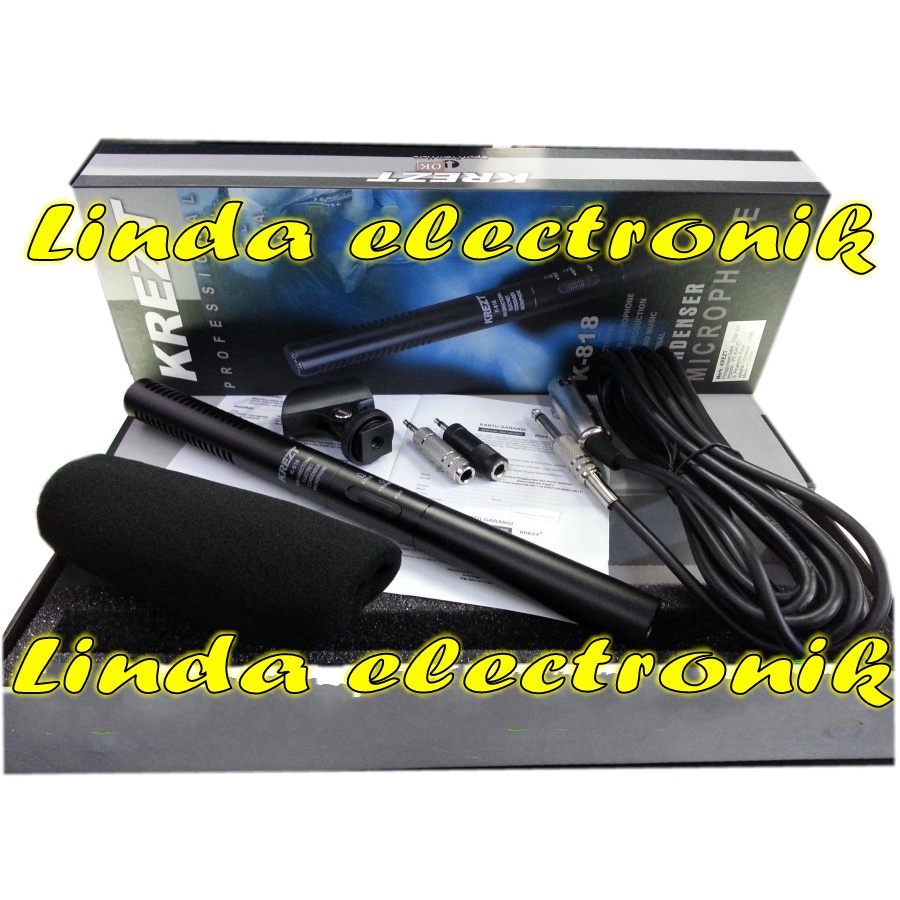 mic condensor mic krezt k818 krezt 818 garansi resmi original