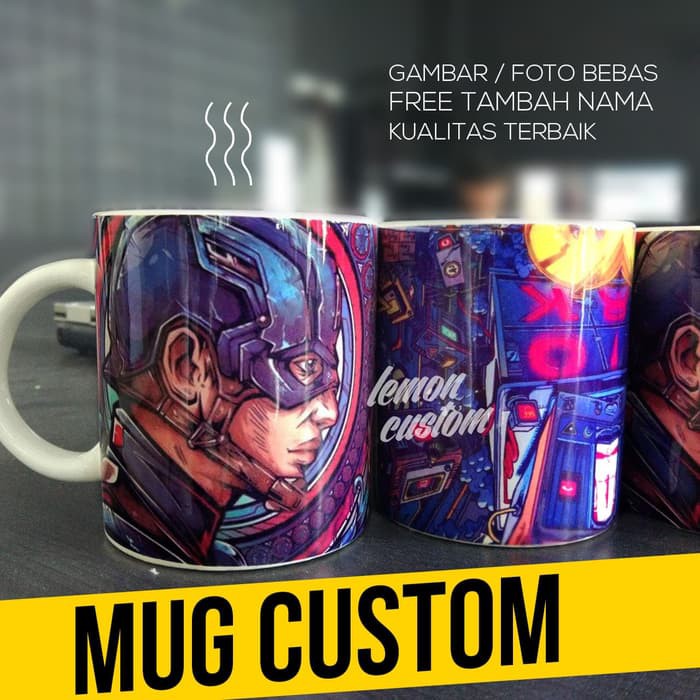 mug custom foto/gambar sendiri