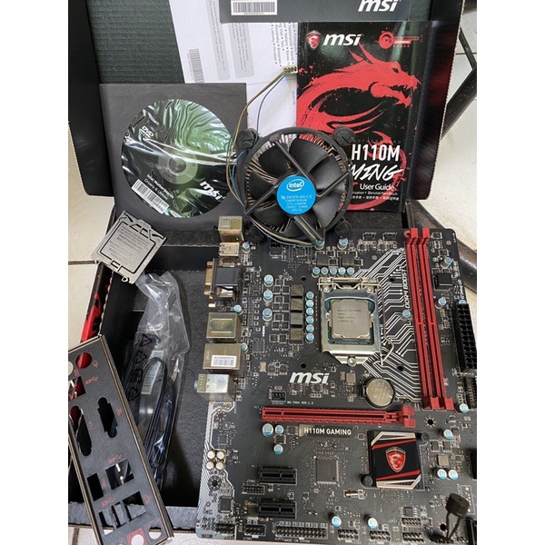 paket procesor intel g4560 + motherboard msi h110m gaming