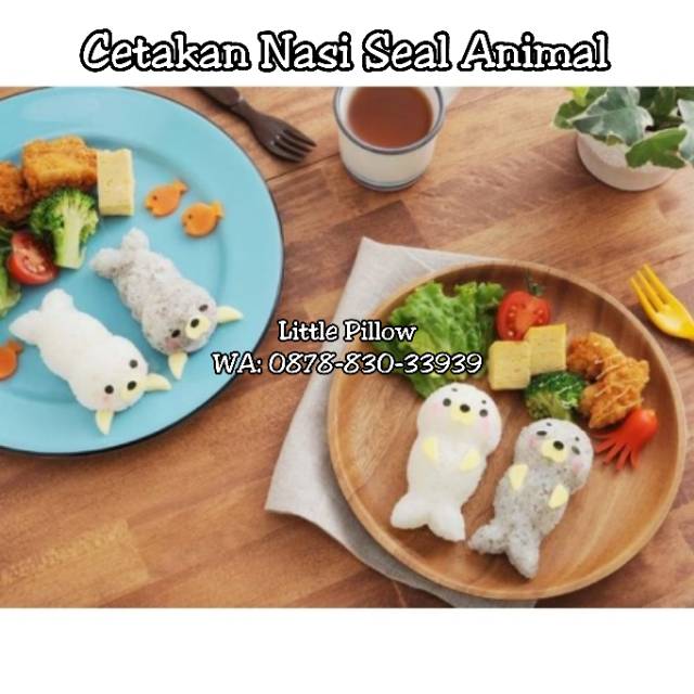 (SEAL ANIMAL/ ANJING LAUT) Bento Rice Mold Seal Animal/Cetakan Nasi Bento Karakter/Rice Mold