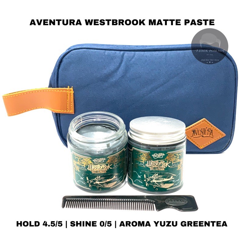 POMADE AVENTURA WESTBROOK MATTE PASTE HAIR PASTE STRONG HOLD